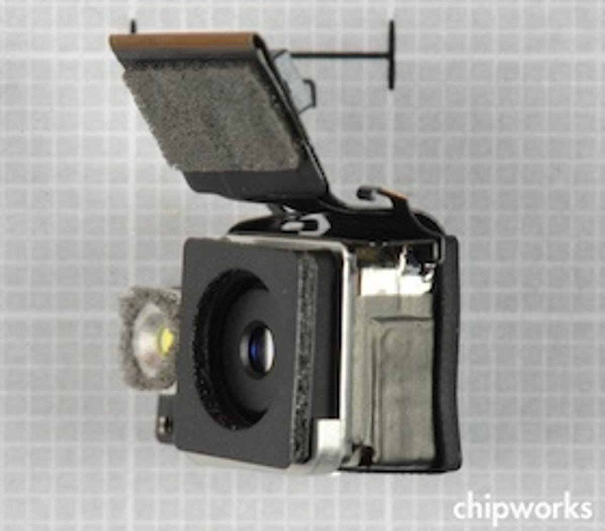 A closer look at the camera module.