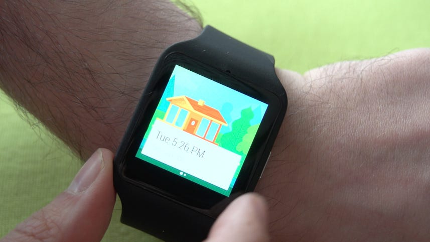 Sony SmartWatch 3 Android Wear watch has swappable straps (hands-on)
