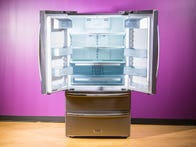 <p>From top to bottom, the $1,700 Whirlpool bottom freezer, the $3,300 Frigidaire French door, and the $4,450 Electrolux French door, each at their default, 37-degree setting. The more expensive fridges might have trendier designs and things like adjustable-temp drawers, but they don't offer performance that's noticeably stronger than the simple bottom freezer model here.</p>