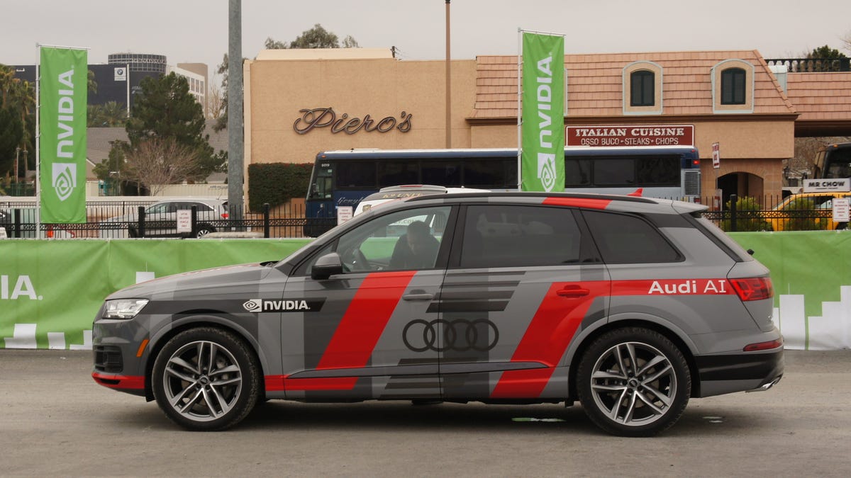 Audi Q7 Nvidia driverless car demo