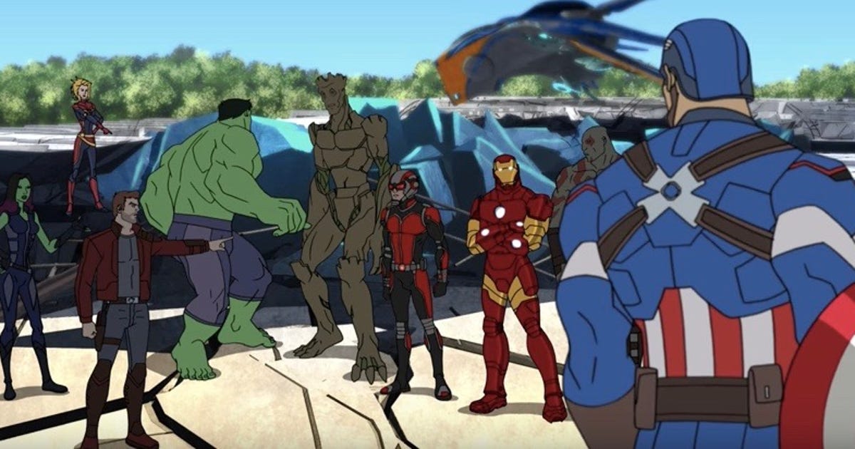 Avengers invade 'Guardians of the Galaxy' animated series - CNET