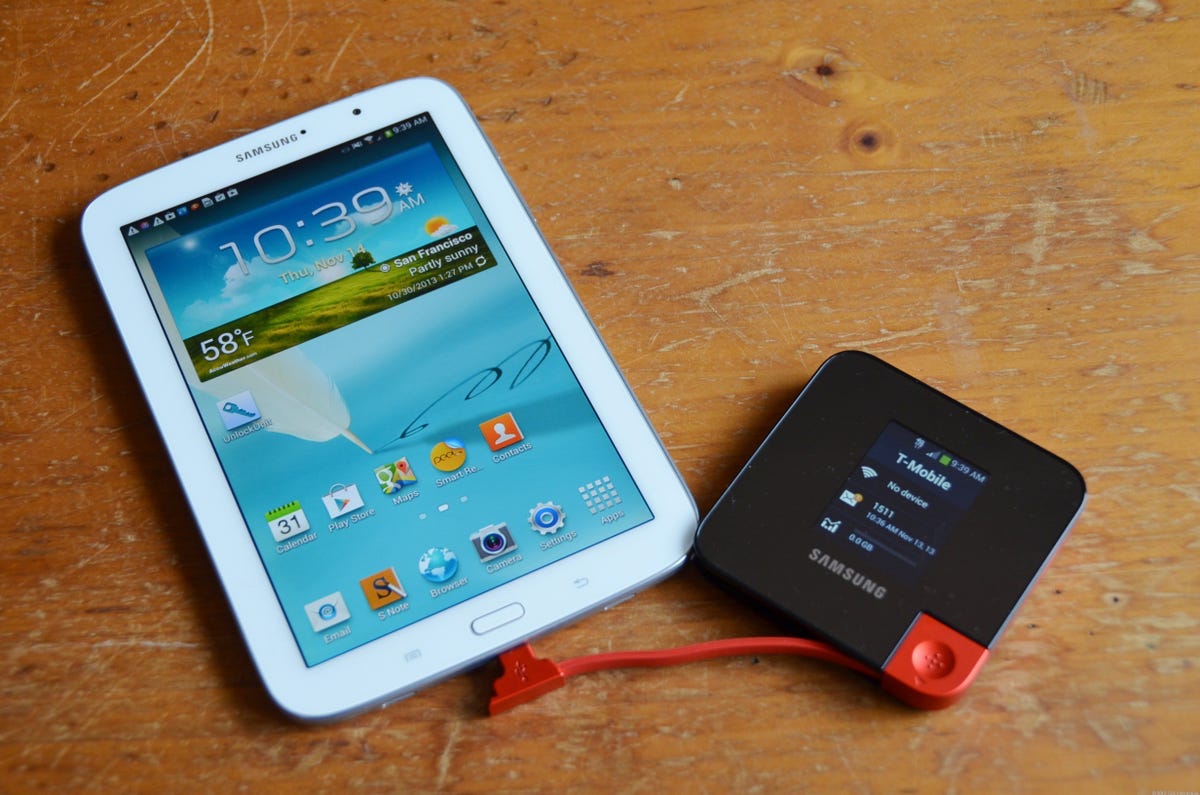The Samsung LTE Mobile HotSpot Pro is the first mobile cellular router that can also work as a charger and juice pack.