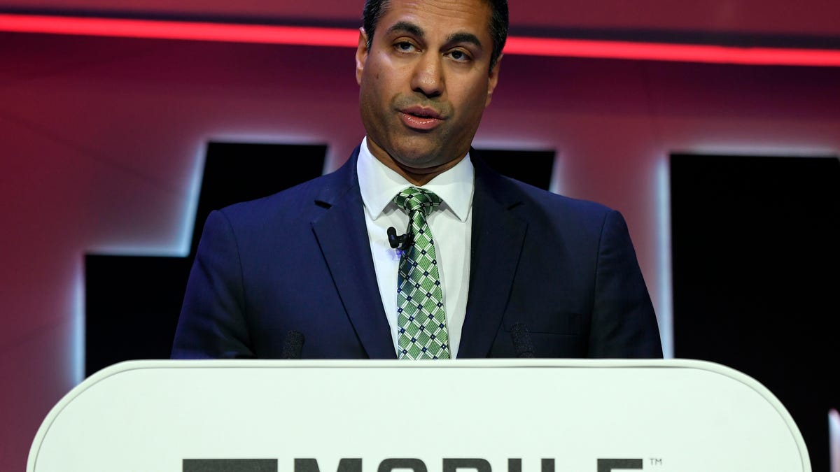 FCC chief Ajit Pai speaks at Mobile World Congress 2018