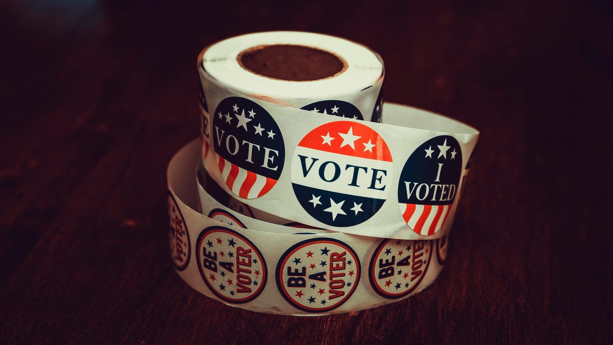 Vote stickers for the elction
