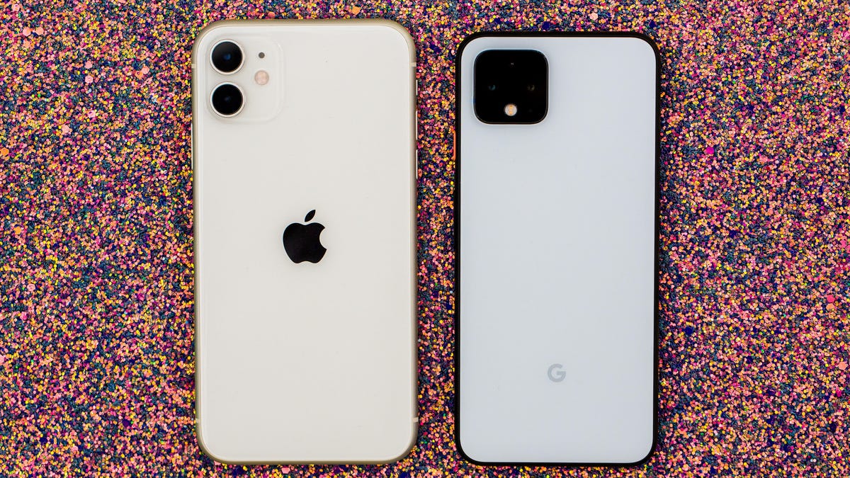 Google Pixel 4 and Apple iPhone 11