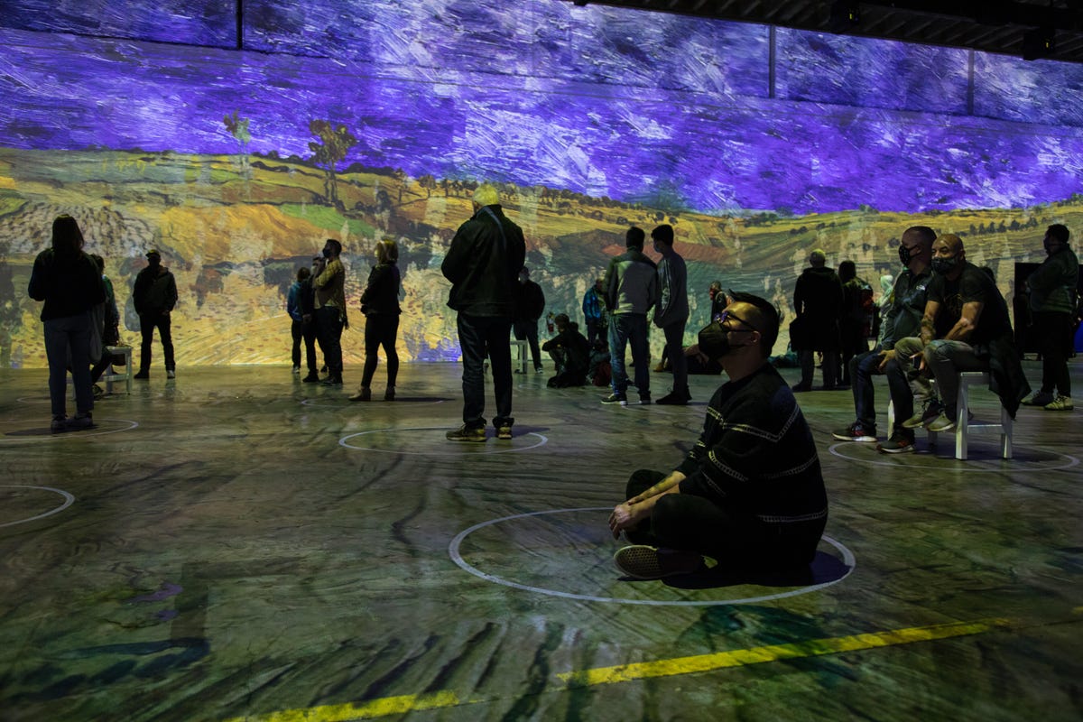 Immersive Van Gogh exhibit