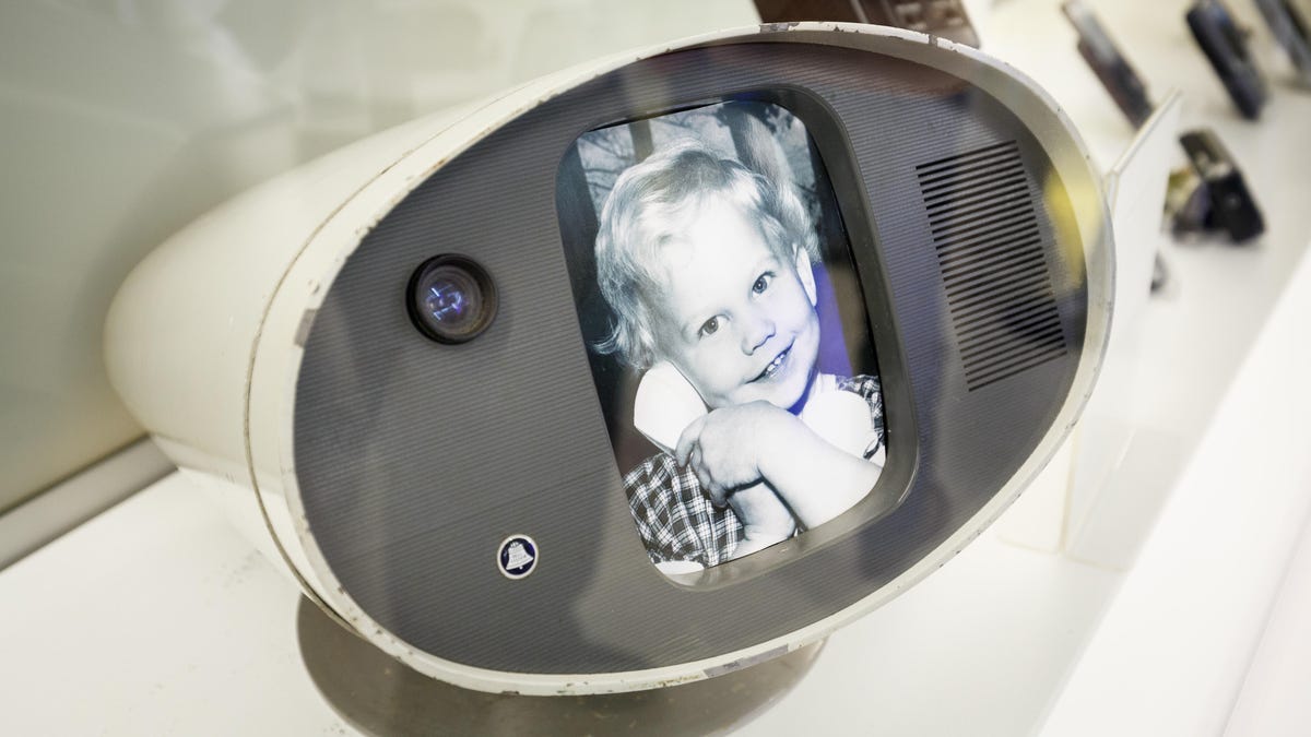 AT&T showed this Model I PicturePhone prototype at the 1964 World's Fair in New York. It's now on display at Nokia's Bell Labs, which inherited the famous AT&T R&D center through acquisitions.