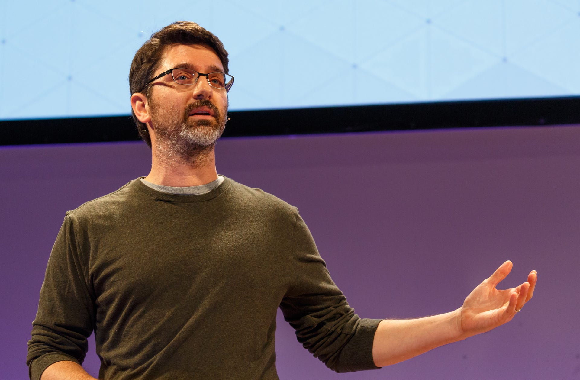 Darin Fisher, vice president of Chrome engineering, speaks at Google's Chrome Dev Summit.