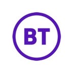 logo with purple BT inside purple circle