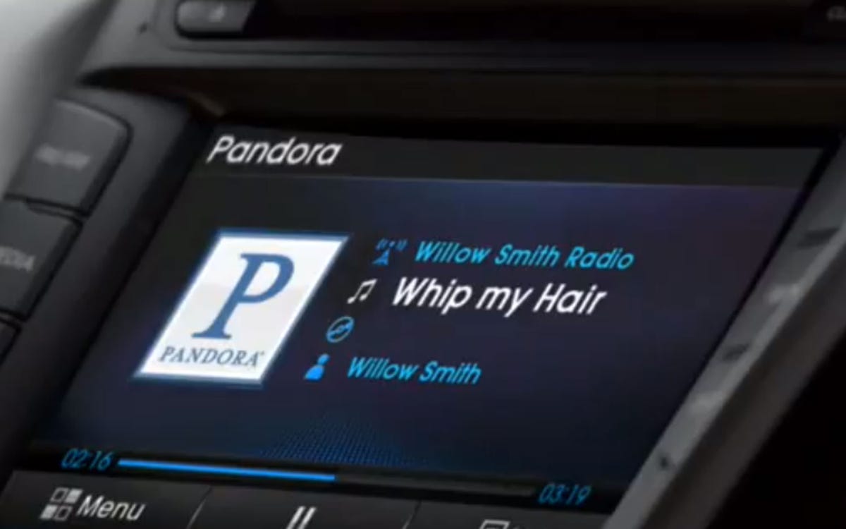Hyundai Pandora interface