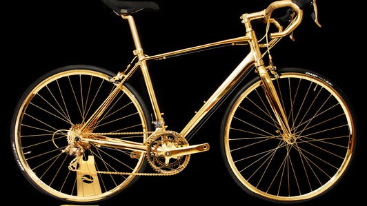 Gold bike