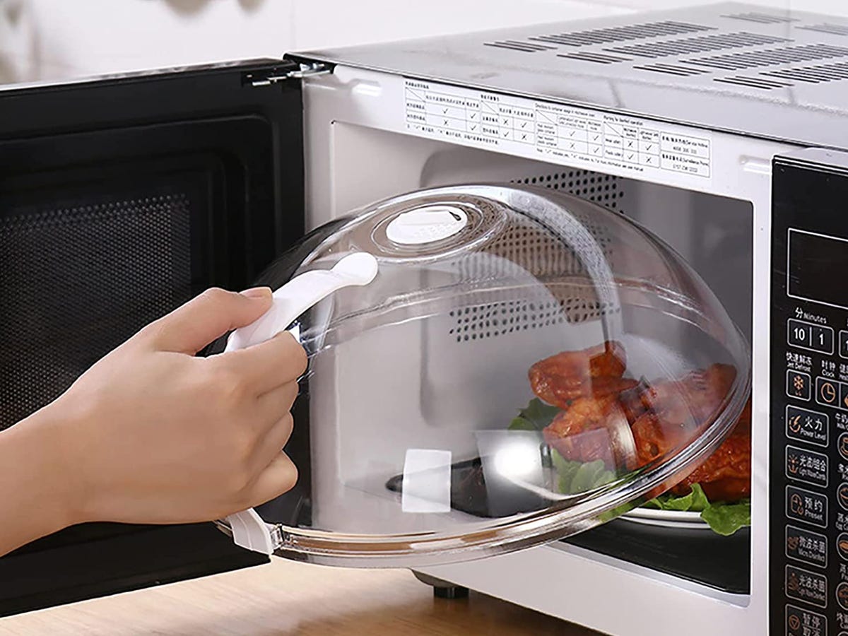 glass food dome for microwave