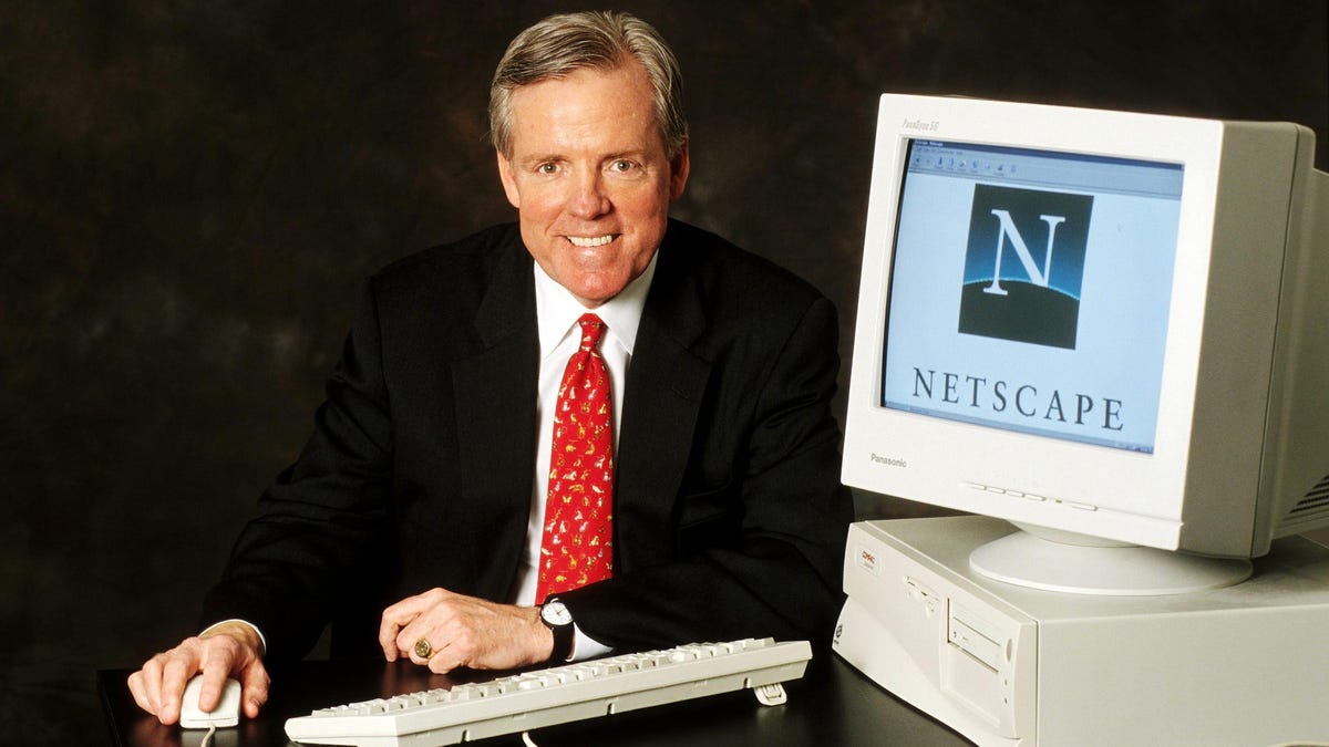 Jim Barksdale, Pdt. Netscape On April 24th 1998 In France .