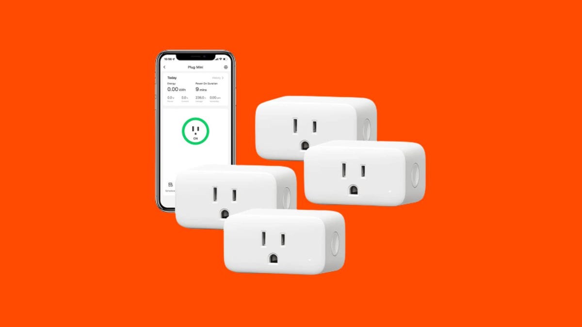 Four SwitchBot smart plugs