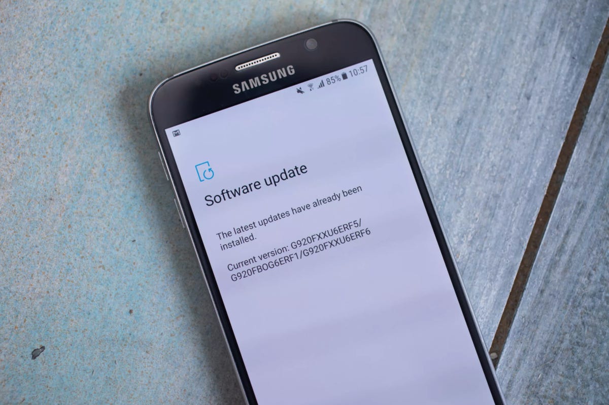Update the software on your Android device