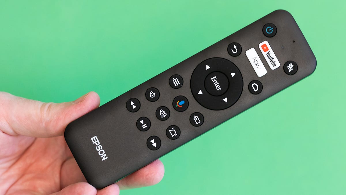 The remote control of the Epson 2350.