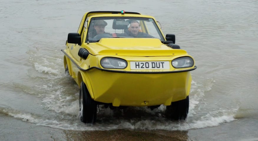The Suzuki Jimny turns heads on the roads, but this modified version can do it on water