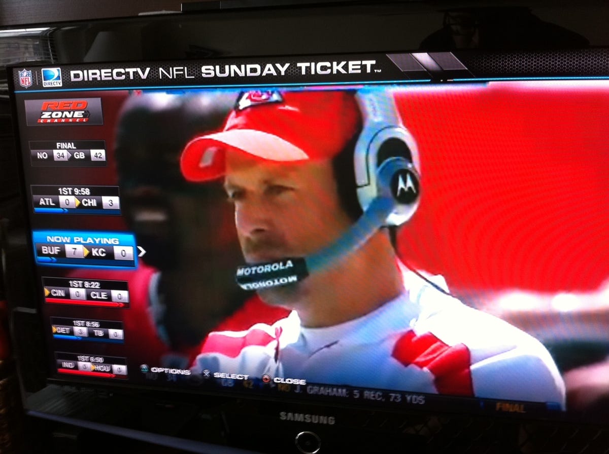 What NFL Sunday Ticket should look like on the PS3, when it works.