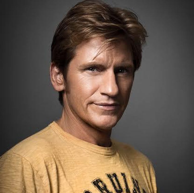 Actor Denis Leary in a Boston Bruins t-shirt