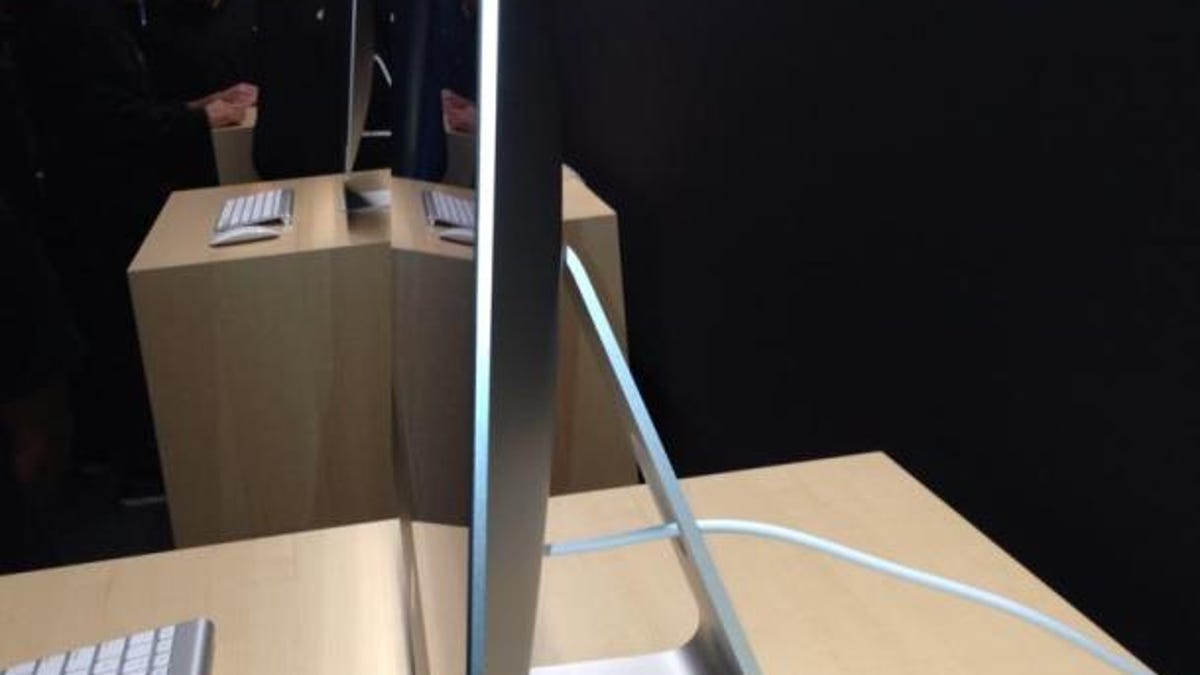 Apple's thin iMac.
