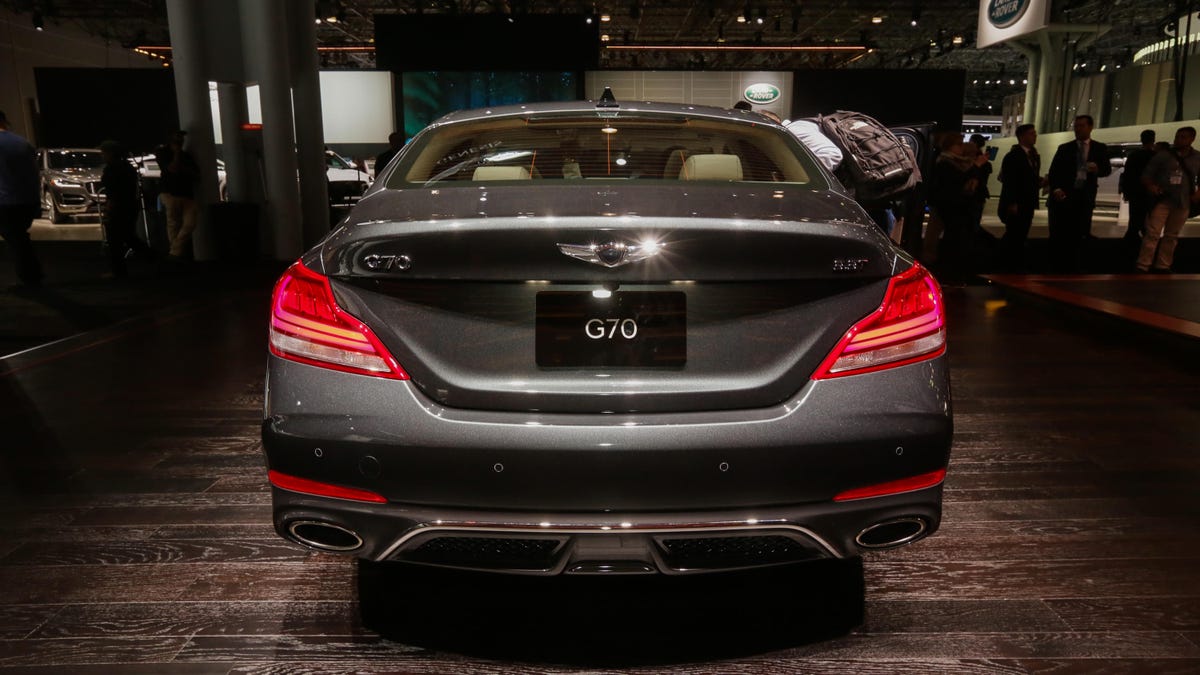 Genesis G70 at New York Auto Show 2018