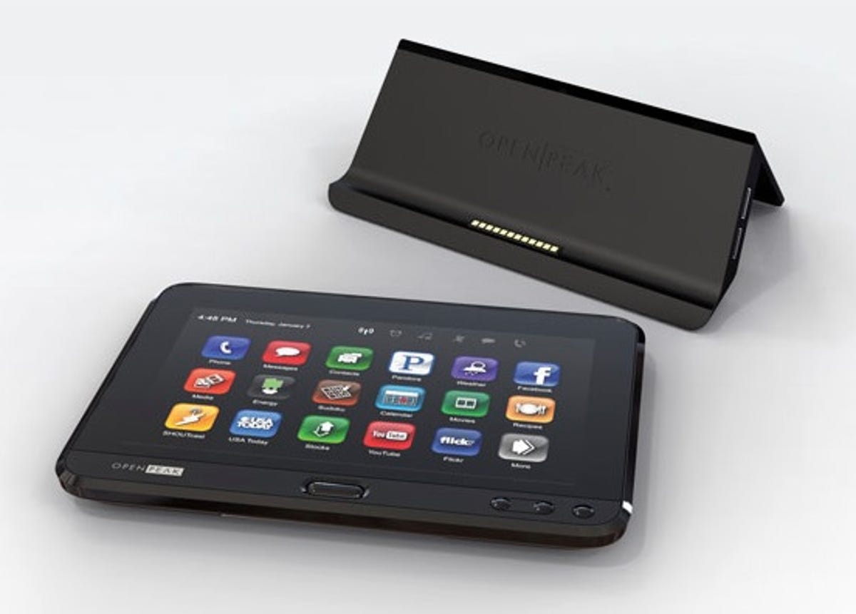OpenPeak tablet: to be sold by AT&T, powered by Intel.  Some future Intel-Apple rivalry at AT&T?