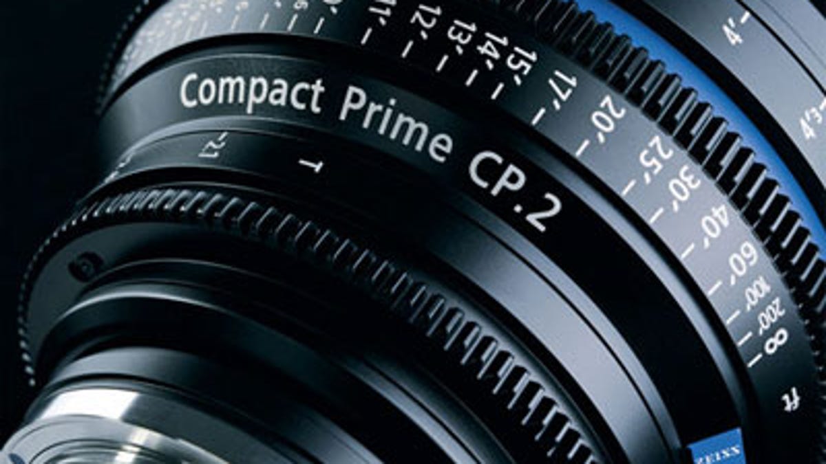 Carl Zeiss&apos;s CP.2 lenses are finely calibrated for a variety of focus points.