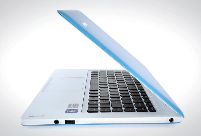 It looks like a pretty, blue MacBook Pro, but the Lenovo IdeaPad U310 costs a lot less.