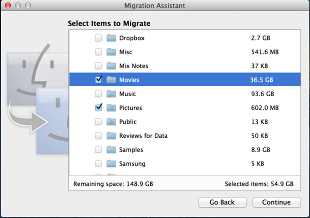 How to transfer data between Macs: 7