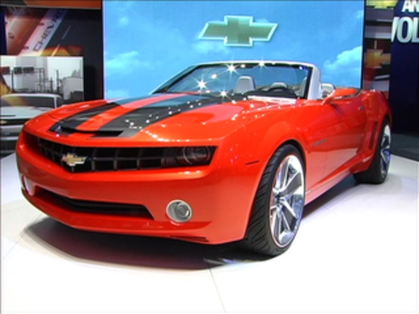  Salón del automóvil de Detroit Chevrolet Camaro concepto