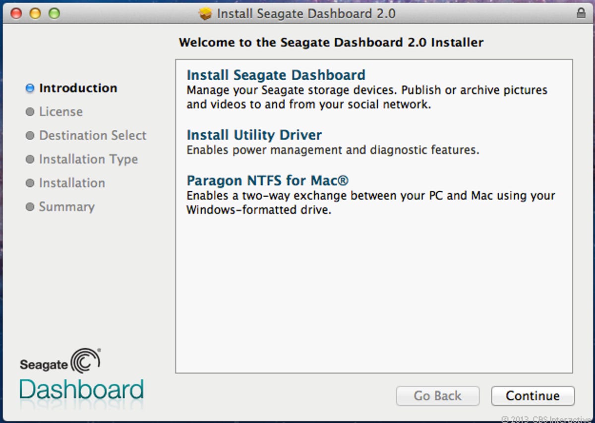 The Seagate Slim includes software drivers to make the drive work cross Windows and Mac platforms without reformatting.