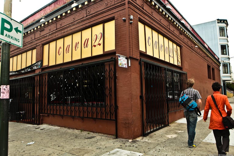 Cava22, in San Francisco's Mission District, where another unreleased iPhone apparently went missing last month