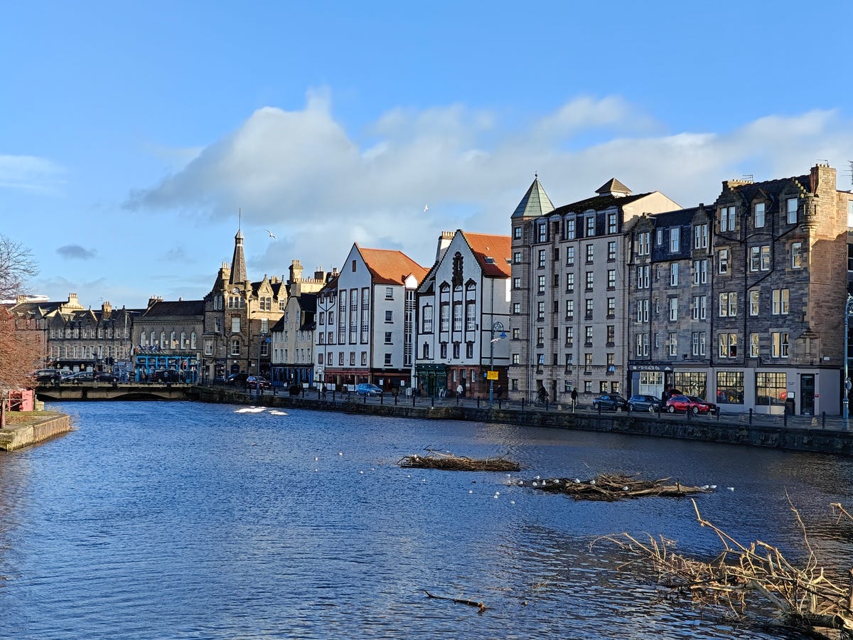 The shore of the Leith river