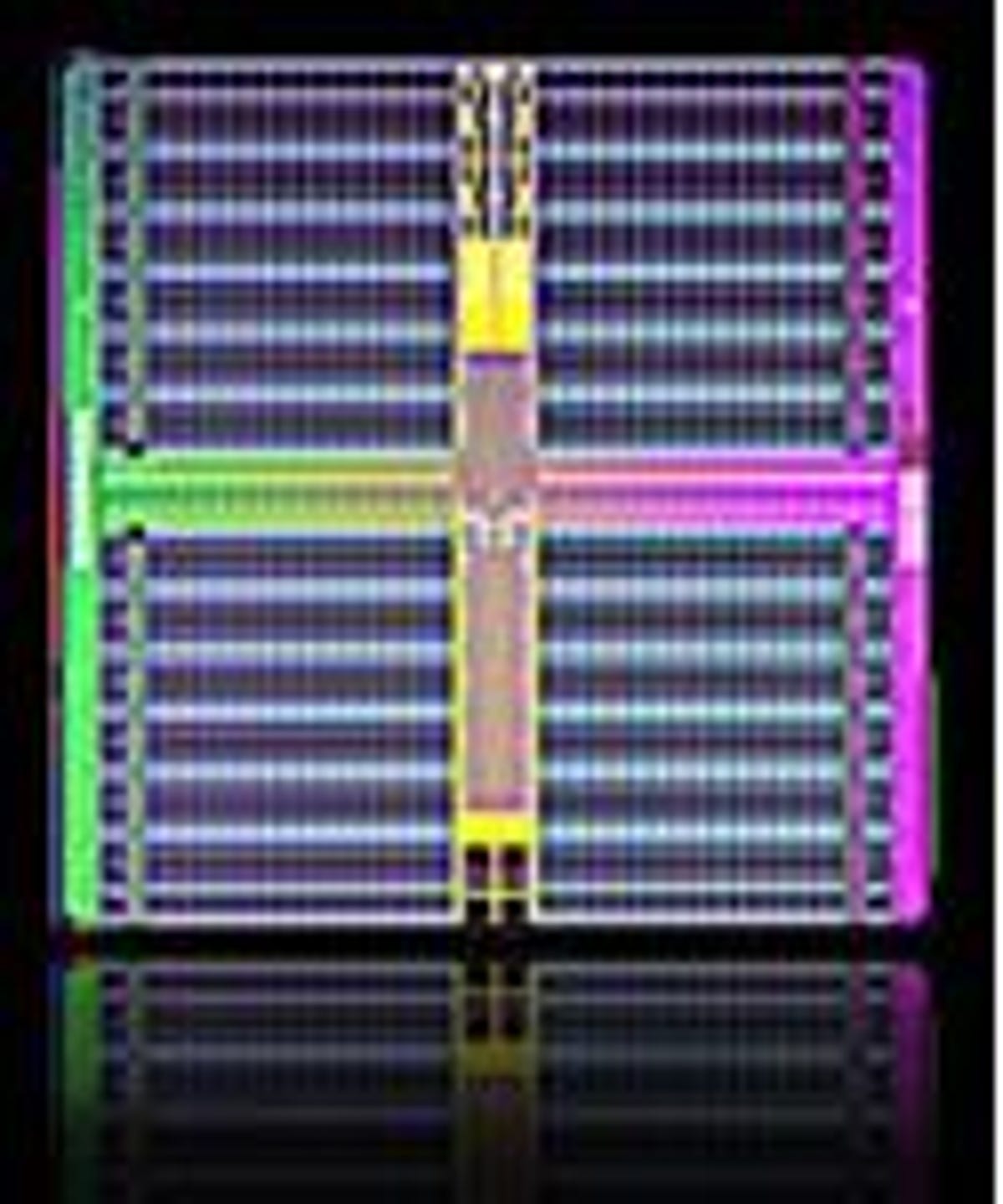 Intel 32-nanometer SRAM chip