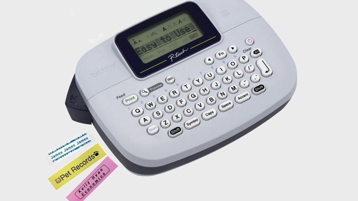 presse Tilskynde Morgen The Brother P-Touch personal label printer is a steal at $9.99 - CNET