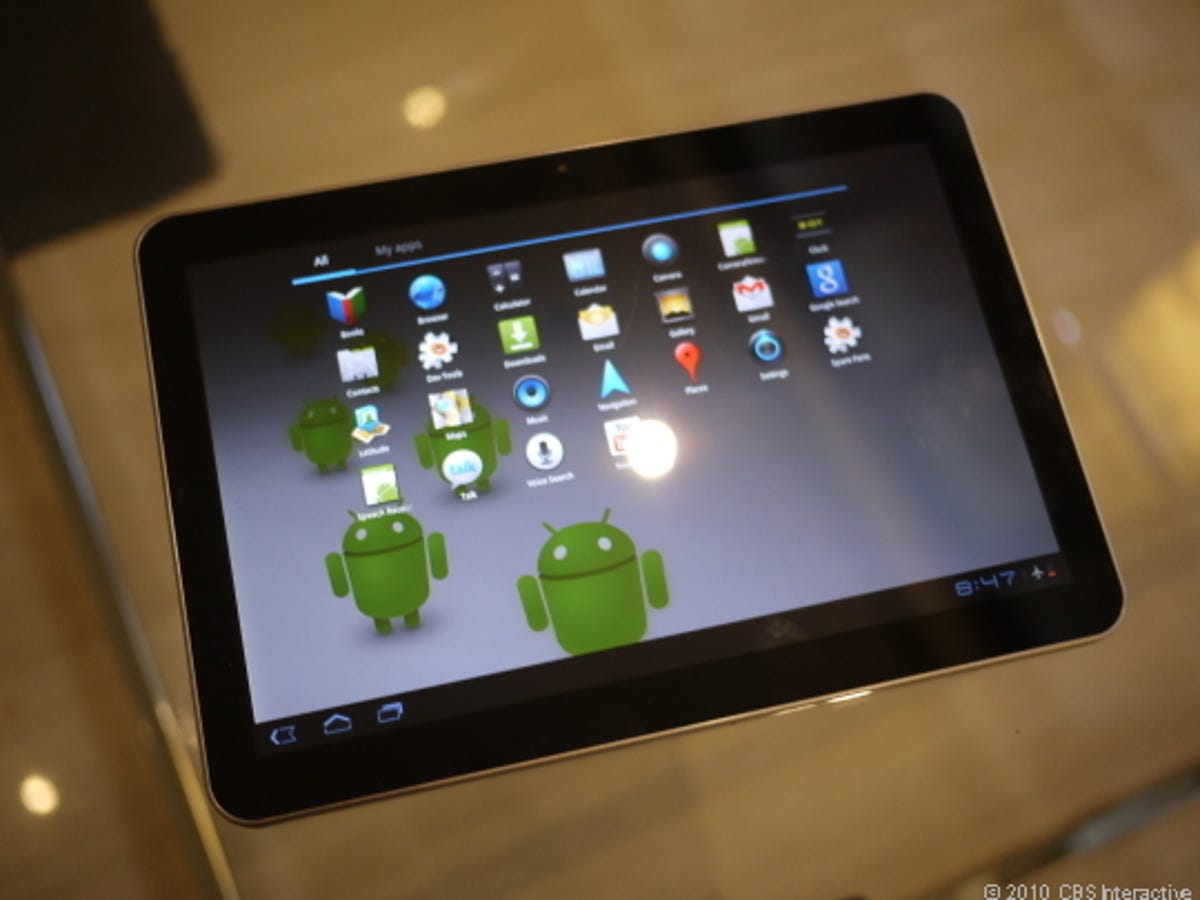 Samsung's Galaxy Tab 10.1 will run Google's Android 3.0 ('Honeycomb') software on top of the dual-core Nvidia Tegra 2 processor, the same software and chip being used by Motorola in its Xoom tablet.