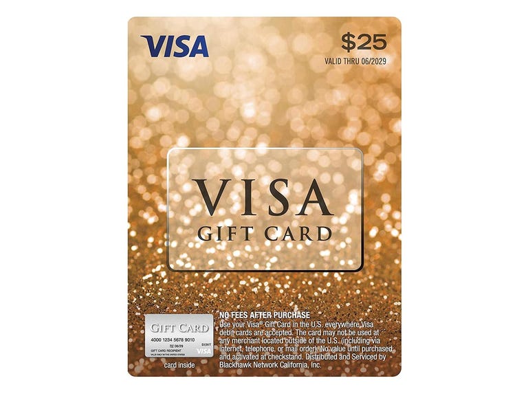 a $25 dollar Visa card