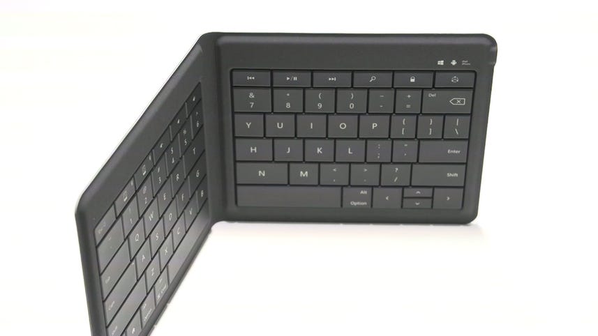 Microsoft Universal Folding Keyboard works for Android, iOS, Windows devices