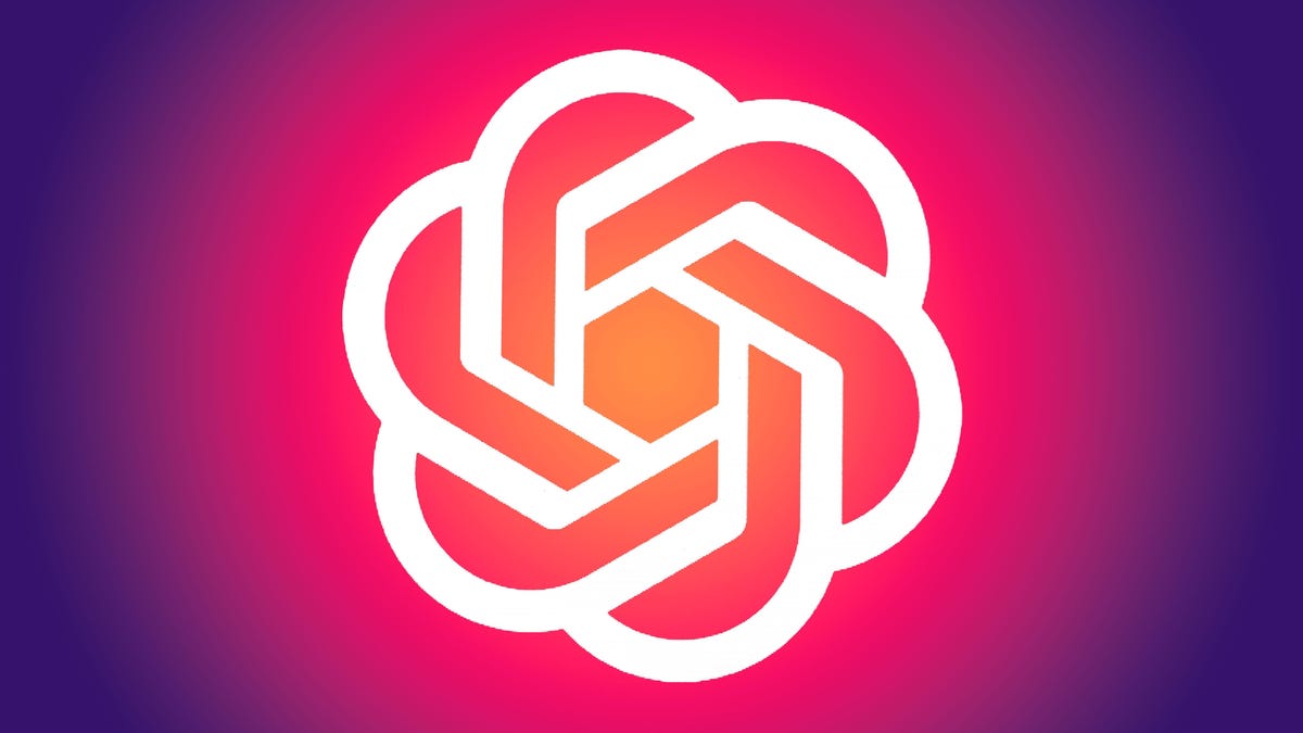OpenAI's logo, a hexagonal rosette pattern