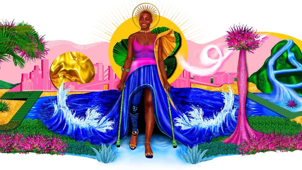 Google Doodle for Black History Month Honors Amputee Model Mama Cax - CNET