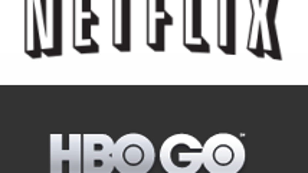 Netflix and HBO Go logos