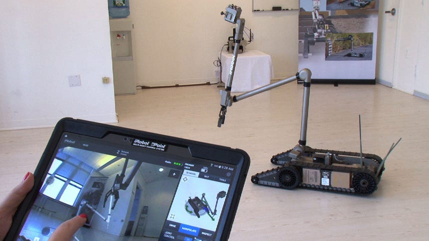 iRobot's military bots answer to one tap on a tablet