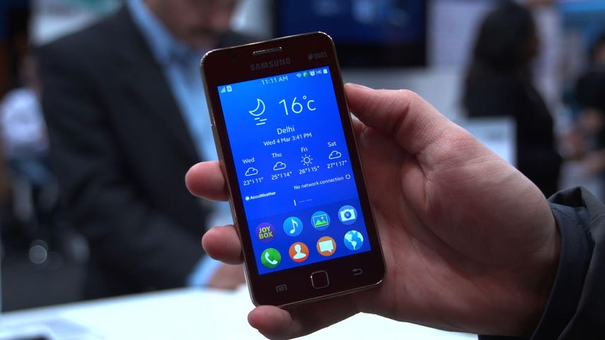 Samsung's Z1 phone runs Tizen, not Android, to achieve low price