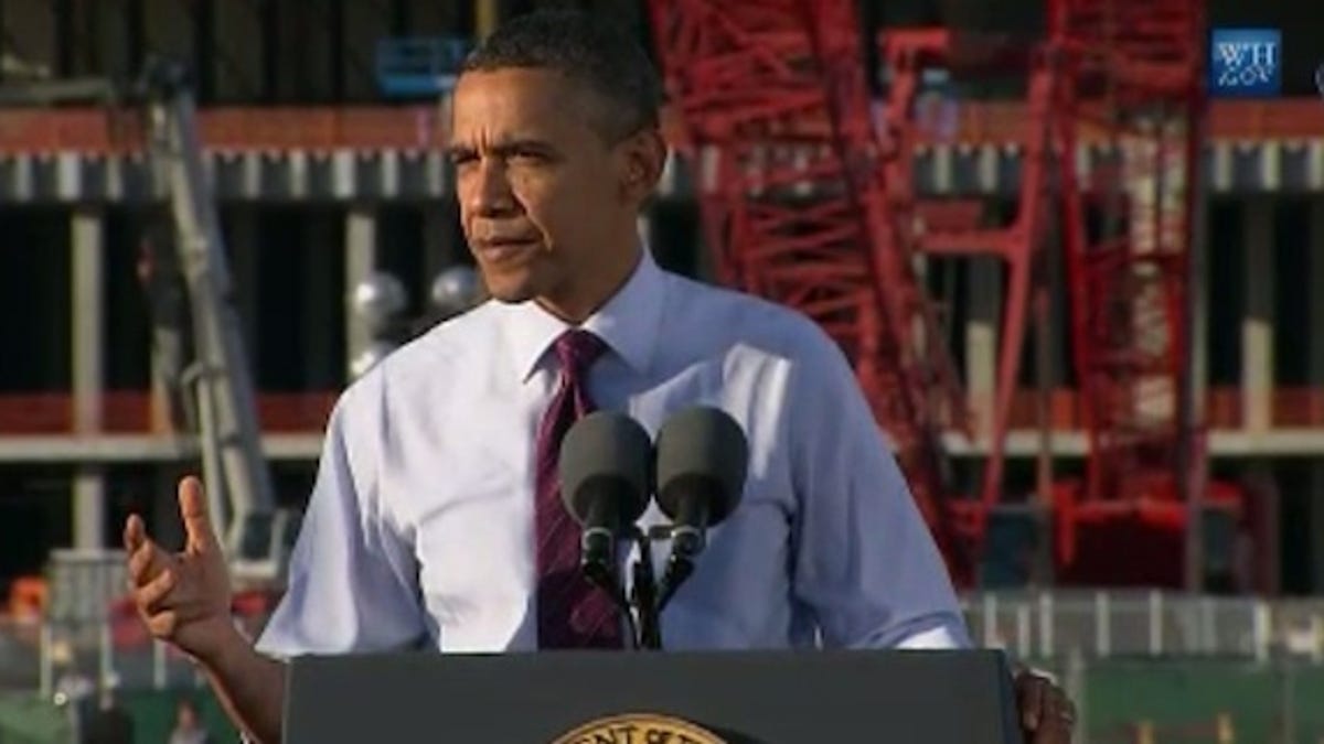President Obama visits Intel's Chandler Arizona facility last year when Fab 42 was being built.