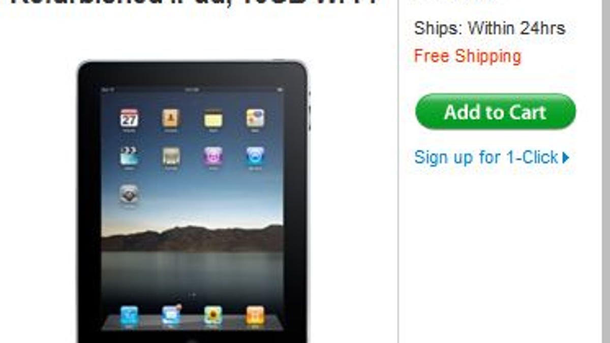 Even a $449 iPad is still pricey, but at least it's $50 less than a new one.