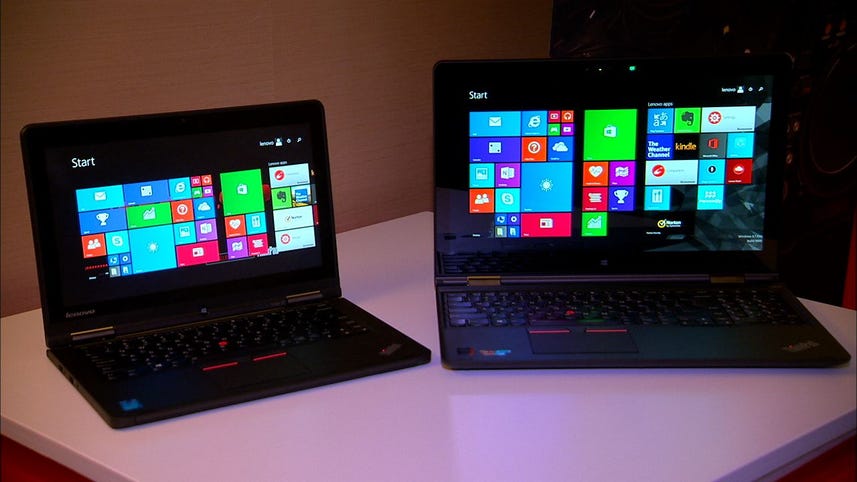 New CPUs and screen sizes for the ThinkPad Yoga