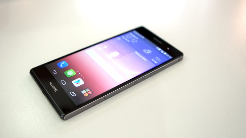 Huawei's P7 is a skinny but uninspiring Android-KitKat phone