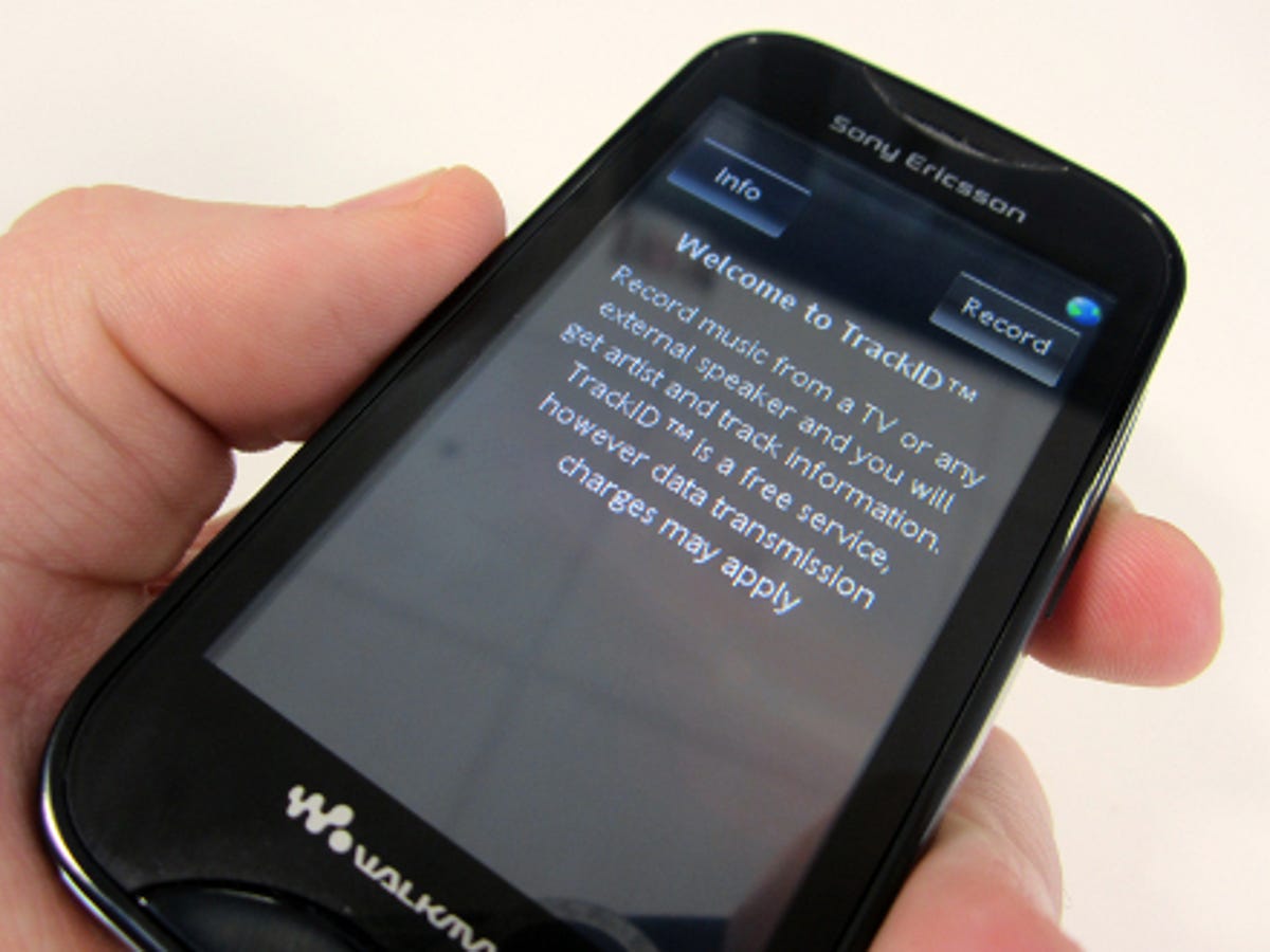 Sony Ericsson Mix Walkman TrackID