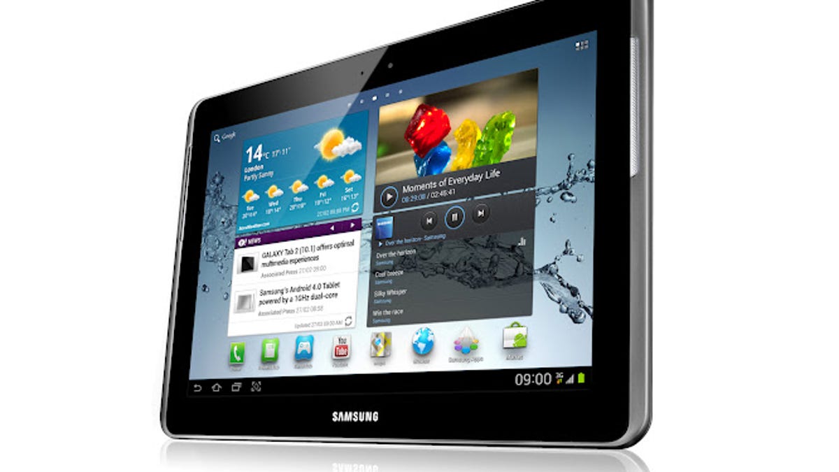 Samsung Galaxy Tab 2, 10.1-inch model