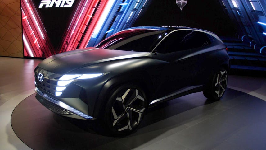 Hyundai's Vision T concept looks towards the next Tucson at the LA Auto Show